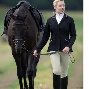 Kerrits Black Equestrian Blazer Competitor Koat Coat NWT